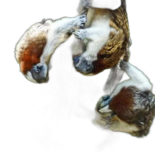 animal, creature, mask, hair transparent PNG cut-out