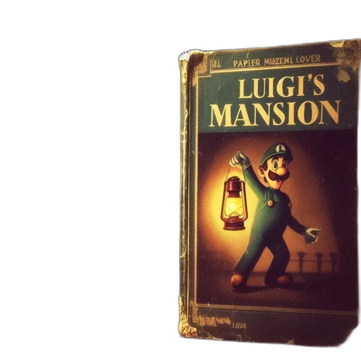 concept art, 3d render, book, cover transparent PNG cut-out
