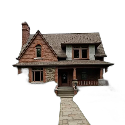 building, face, furniture, 3d render transparent PNG cut-out