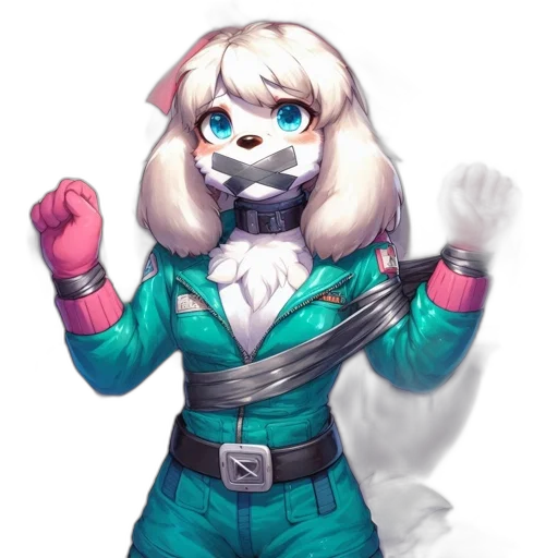 robot, staff, jacket, mask transparent PNG cut-out