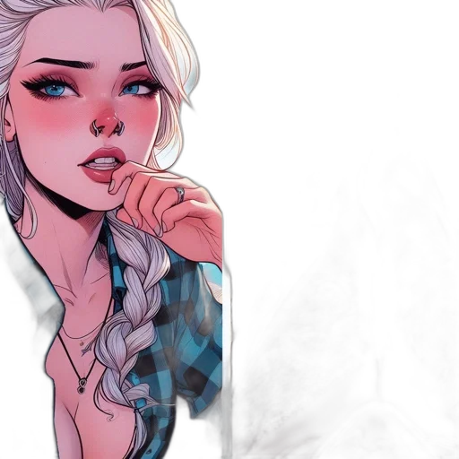 dress, comic book art, concept art, fantasy art transparent PNG cut-out
