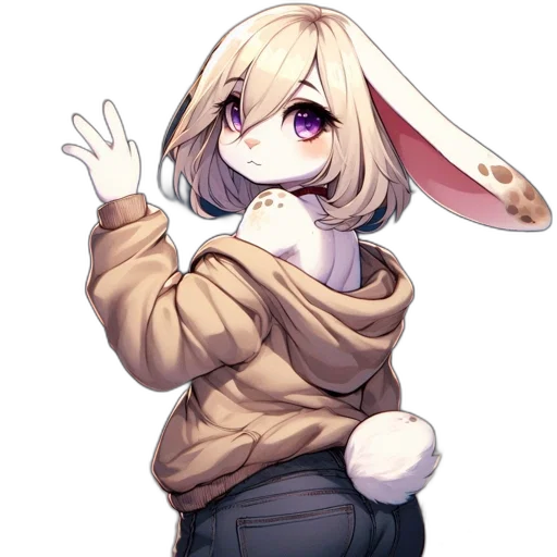 jacket, staff, animal, creature transparent PNG cut-out