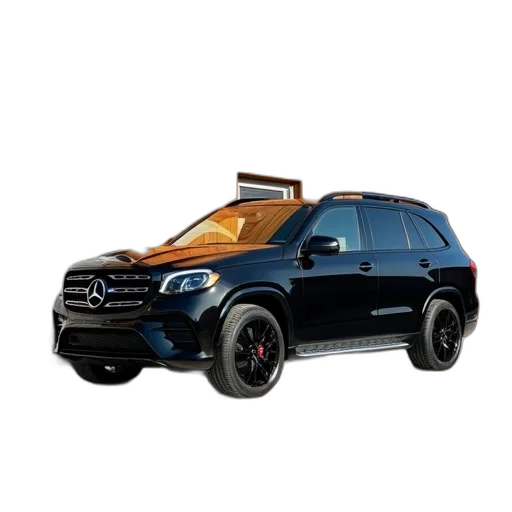 car, 3d render, photorealistic, black transparent PNG cut-out