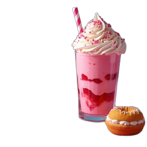food, 3d render, photorealistic, vaporwave transparent PNG cut-out