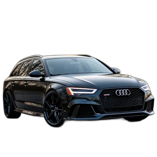 car, photorealistic, audi, avant transparent PNG cut-out