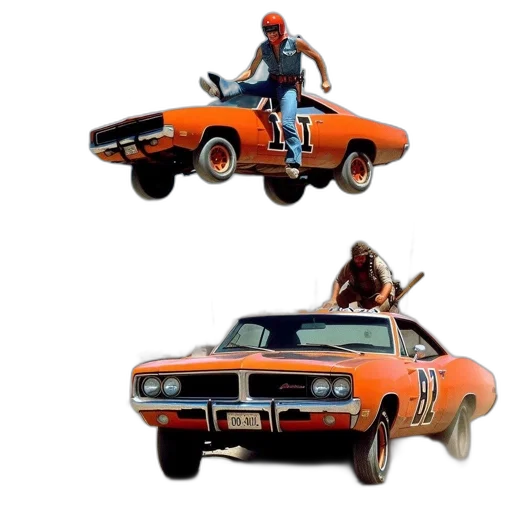 car, concept art, 3d render, comic book art transparent PNG cut-out