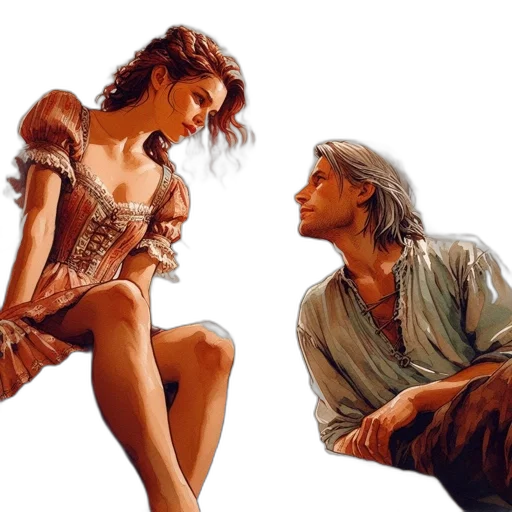 oil painting, photorealistic, fantasy art, concept art transparent PNG cut-out