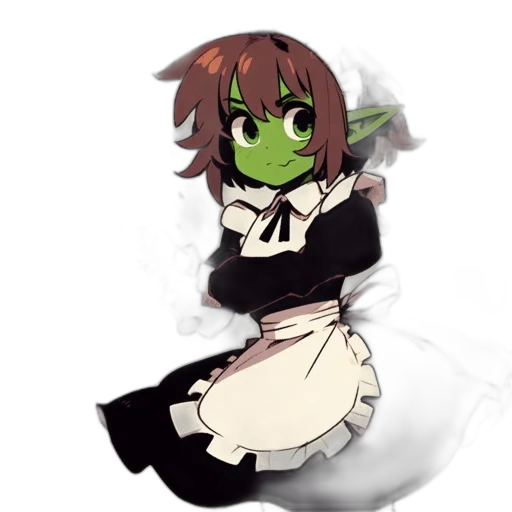 mask, creature, staff, dress transparent PNG cut-out