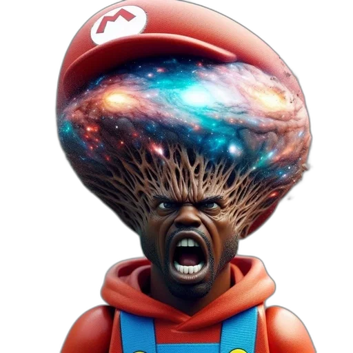 creature, hair, mask, face transparent PNG cut-out