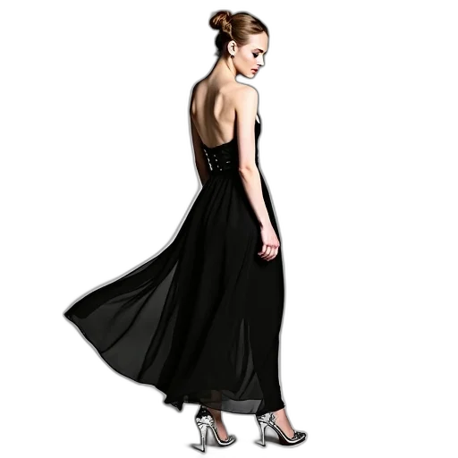 dress, photorealistic, concept art, cartoon transparent PNG cut-out
