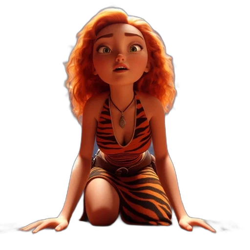 dress, creature, concept art, 3d render transparent PNG cut-out