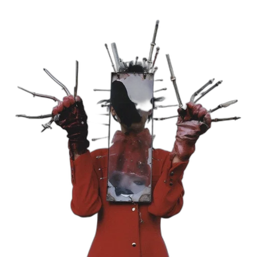 jacket, staff, mask, crown transparent PNG cut-out