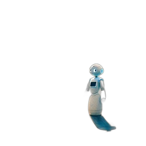 robot, bottle, staff, creature transparent PNG cut-out