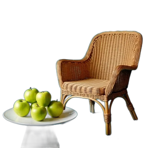 furniture, crown, food, 3d render transparent PNG cut-out