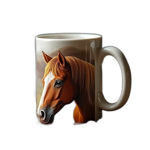 animal, photorealistic, 3d render, horse transparent PNG cut-out