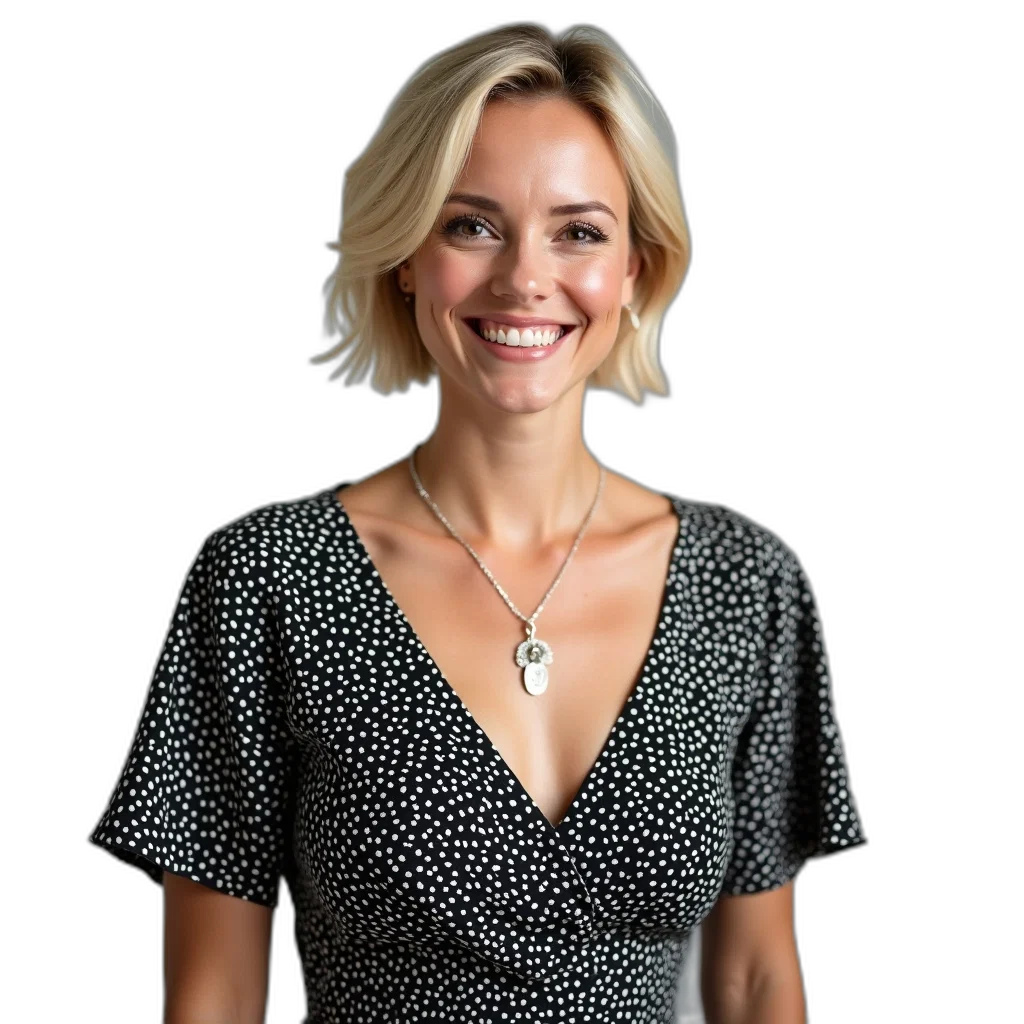 staff, dress, jewelry, jacket transparent PNG cut-out