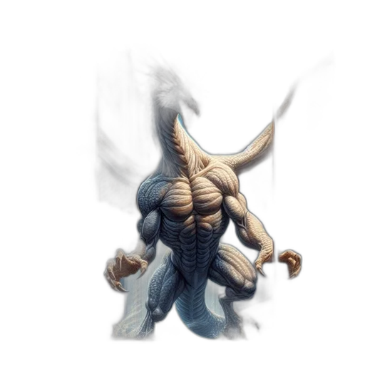 dragon, creature, animal, staff transparent PNG cut-out