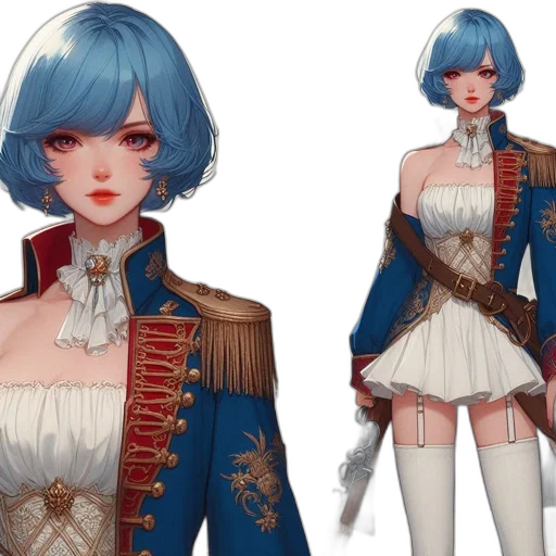 jacket, concept art, fantasy art, 3d render transparent PNG cut-out