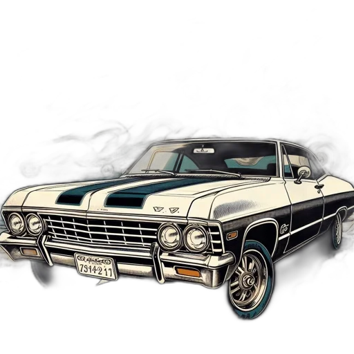 car, photorealistic, concept art, comic book art transparent PNG cut-out