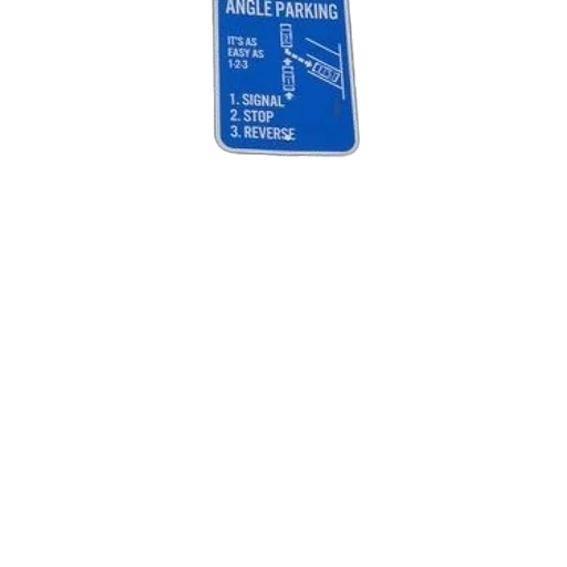 weapon, blue, parking, sign transparent PNG cut-out