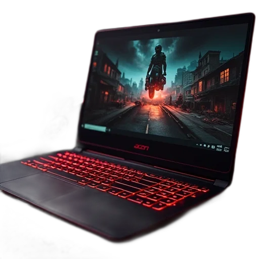 cyberpunk, 3d render, concept art, red transparent PNG cut-out