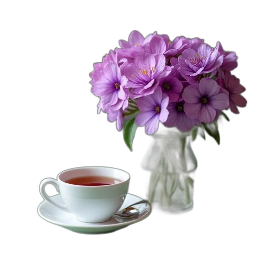 flower, food, photorealistic, 3d render transparent PNG cut-out