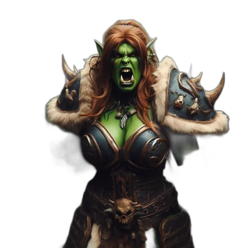 fantasy art, concept art, comic book art, 3d render transparent PNG cut-out