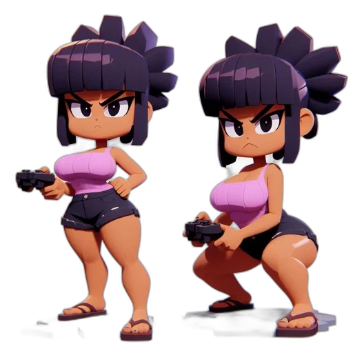 weapon, concept art, 3d render, pixel art transparent PNG cut-out