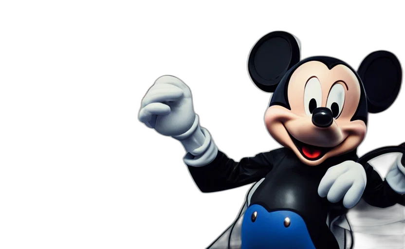 3d render, photorealistic, mickey, mouse transparent PNG cut-out