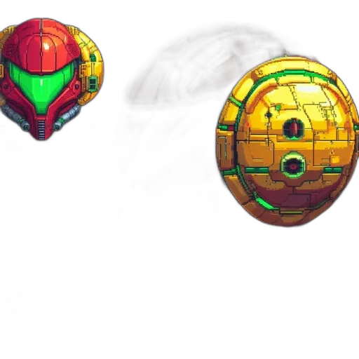 mask, concept art, pixel art, fantasy art transparent PNG cut-out