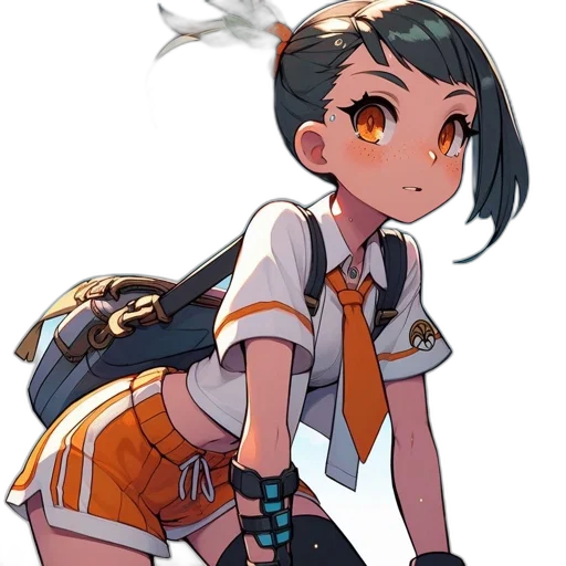 staff, weapon, robot, creature transparent PNG cut-out