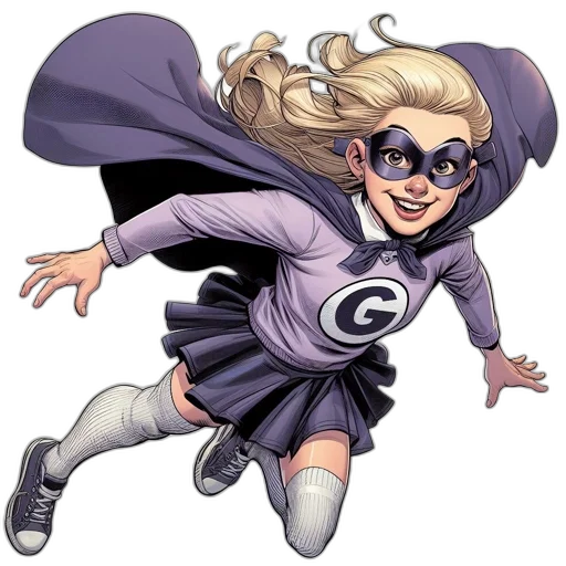 dress, comic book art, cartoon, concept art transparent PNG cut-out