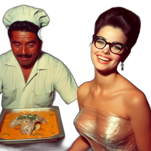 food, dress, cheerful, chef transparent PNG cut-out