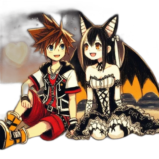 pixel art, fantasy art, concept art, anime transparent PNG cut-out