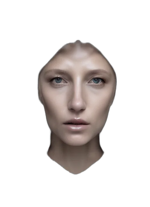 face, robot, mask, crown transparent PNG cut-out
