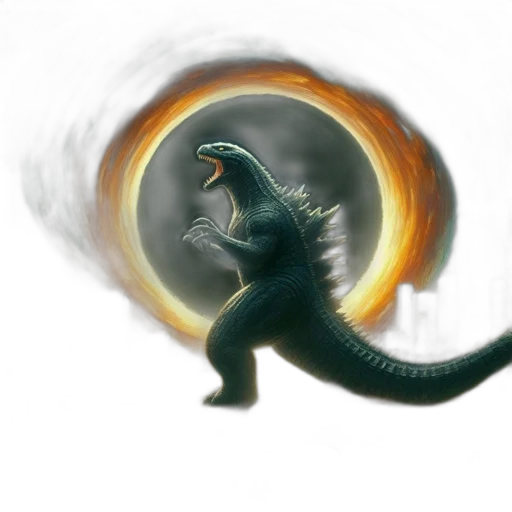 dragon, creature, animal, staff transparent PNG cut-out