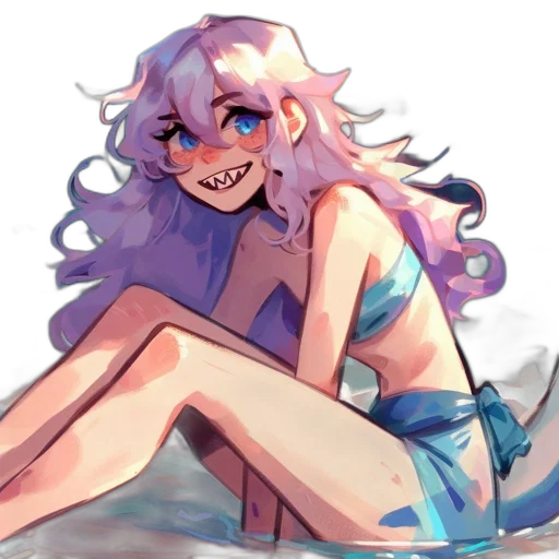 creature, watercolor, vaporwave, pixel art transparent PNG cut-out