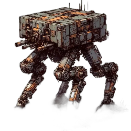 robot, weapon, creature, furniture transparent PNG cut-out