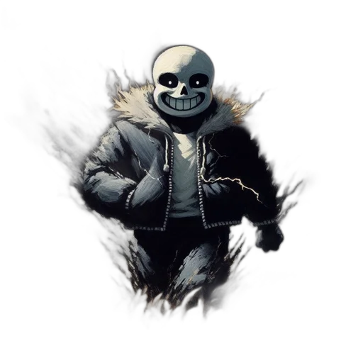 mask, jacket, face, creature transparent PNG cut-out