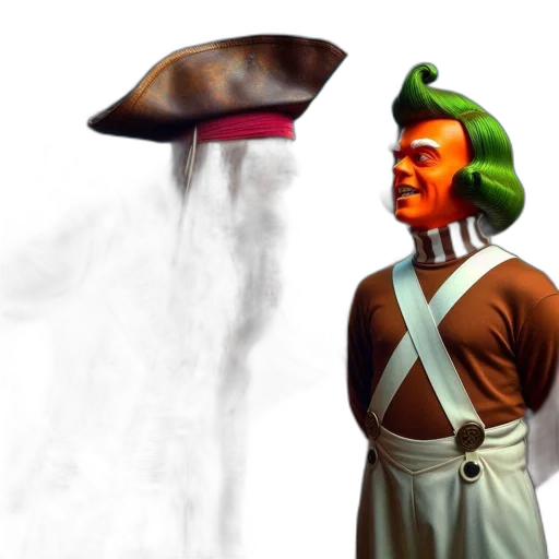 staff, hat, umbrella, sword transparent PNG cut-out
