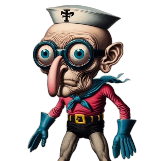 staff, robot, creature, face transparent PNG cut-out