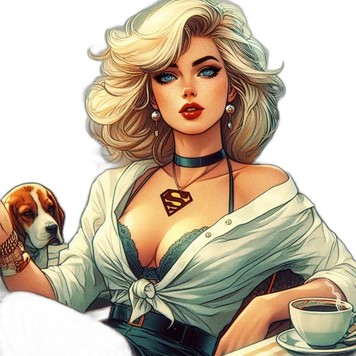 jewelry, comic book art, cartoon, concept art transparent PNG cut-out