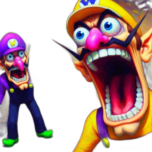 3d render, concept art, two, animated transparent PNG cut-out