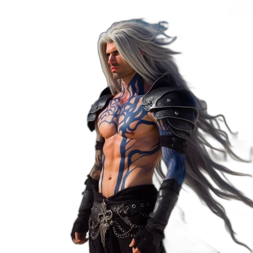 fantasy art, concept art, 3d render, photorealistic transparent PNG cut-out