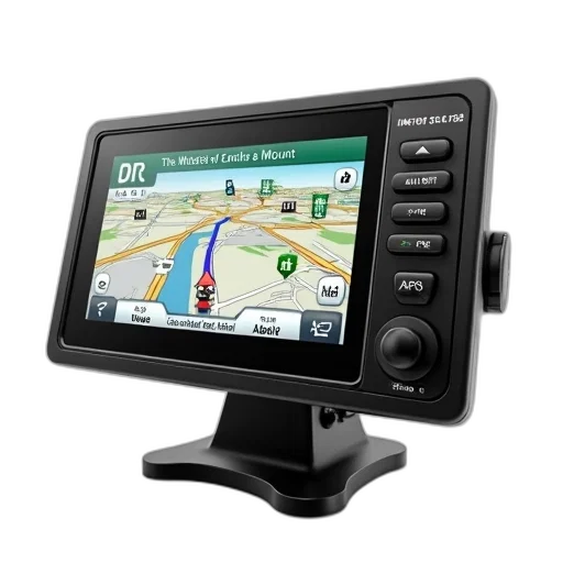 modern, gps, device, black transparent PNG cut-out