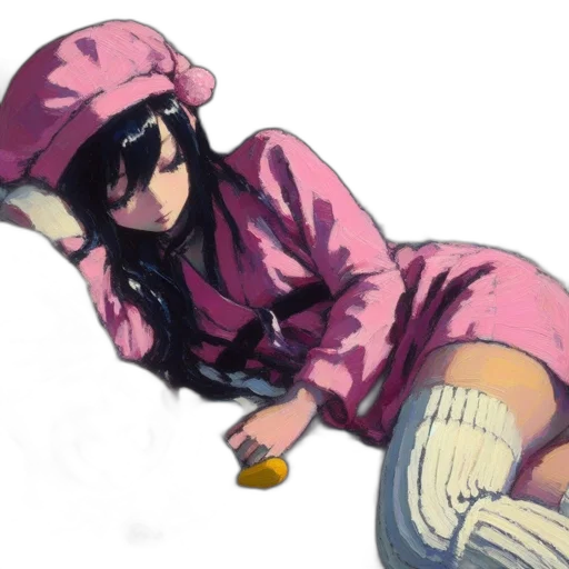 jacket, hat, dress, weapon transparent PNG cut-out
