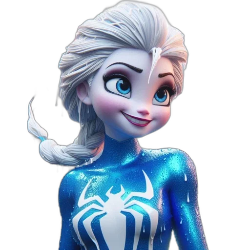 dress, creature, concept art, 3d render transparent PNG cut-out