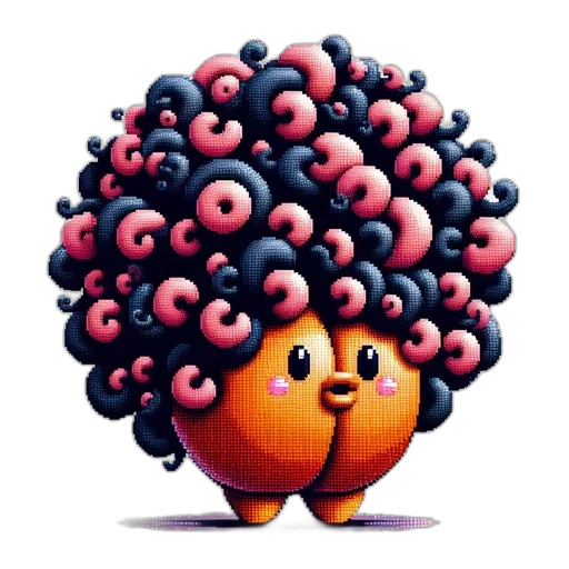 hair, creature, animal, staff transparent PNG cut-out