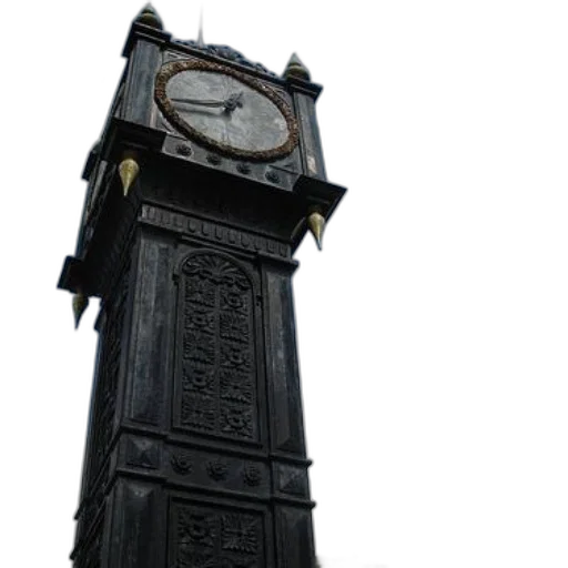 building, staff, sword, 3d render transparent PNG cut-out
