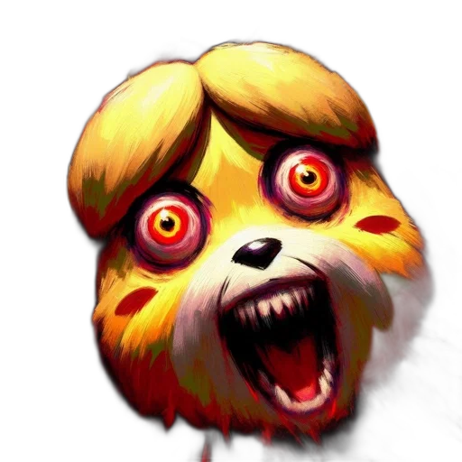 creature, animal, mask, staff transparent PNG cut-out